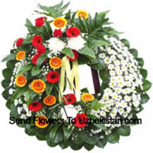 Mixed Flower Wreath