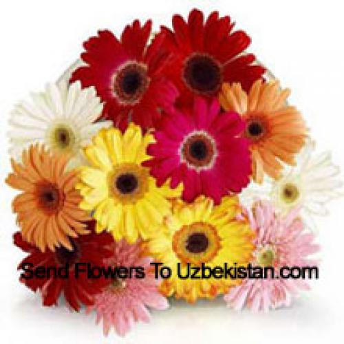 11 Assorted Gerberas with Fillers