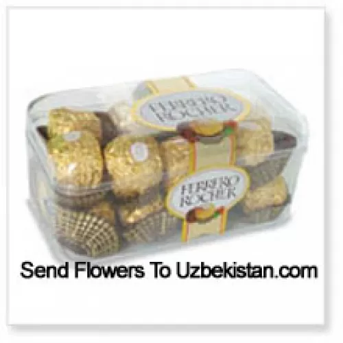 16 stuks Ferrero Rocher (Dit product moet vergezeld worden van bloemen)